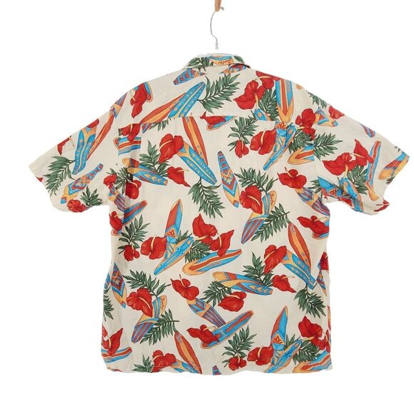 Ho Aloha Men's Short Sleeve Casual Shirt Floral Size L - Picture 6 of 8